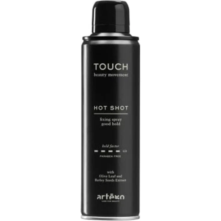 Artego Hot Shot Touch Lack, 250 ml - Mittlere Härte, fixierend, schützt vor Feuchtigkeit - Haarstyling