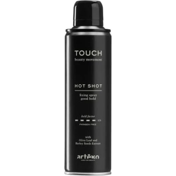 Artego Hot Shot Touch Lack, 250 ml - Mittlere Härte, fixierend, schützt vor Feuchtigkeit - Haarstyling – Bild 1