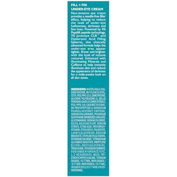 Peter Thomas Roth Fill + Fix Under-Eye-Cream, Augencreme mit 4% Peptilift-Peptidtechnologie und Koffein, 15 ml – Bild 3