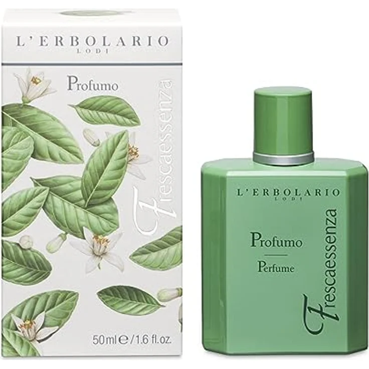 L'Erbolario Frescaessenza Eau de Parfum, 50 ml, Damenparfum, dermatologisch getestet, 100% Made in Italy, ohne Tierversuche, FSC-Papierverpackung, GMO-frei