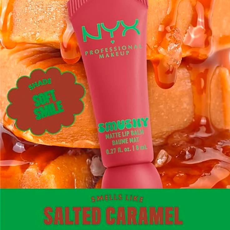 NYX Professional Makeup Smushy Matte Lip Balm, Lippenbalsam mit veganer Formel, 8 ml – Bild 3