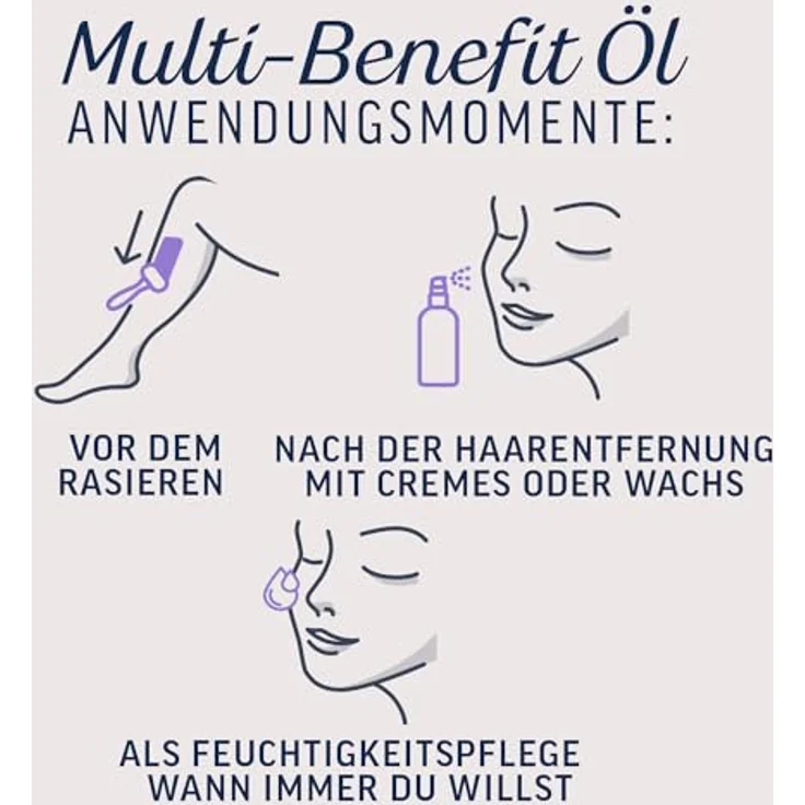 Veet Multi - Benefit Körperöl 100 ml – Bild 5