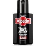 Alpecin Grey Attack Coffein & Color Shampoo - 1 x 200 ml - Graduelle Haarverdunkelung | Erblich bedingtem Haarausfall wird vorgebeugt