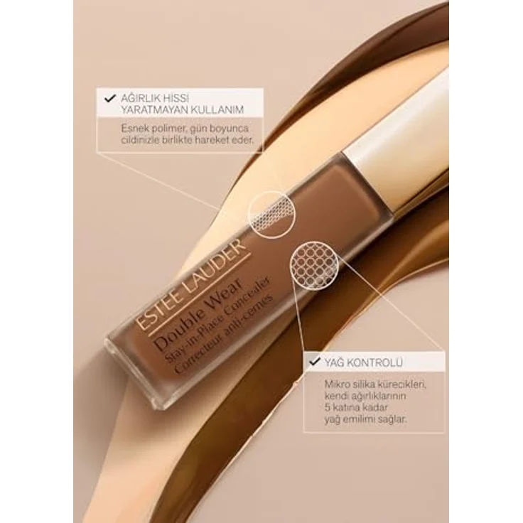 Estée Lauder Double Wear Stay-in-Place Concealer, langanhaltender Korrektor für Damen, hochpigmentiert, Farbton 2N, 12 ml – Bild 5