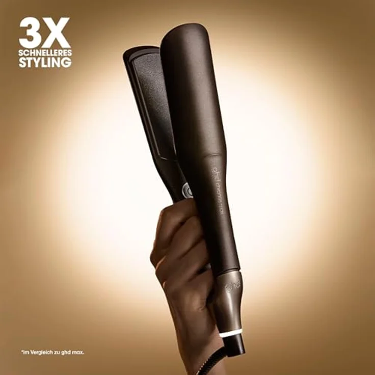 ghd Chronos Max Glätteisen – 185°C, Schnellaufheizfunktion, 30 Sek. Aufheizzeit, ideal für lange Haare - Schwarz – Bild 5