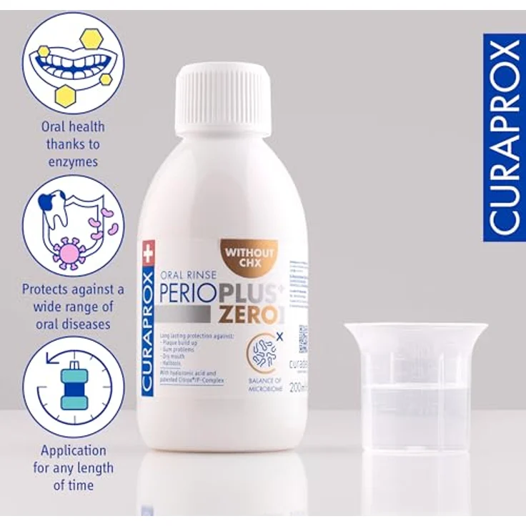Curaprox Perio Plus Zero Mundspülung 200 ml, schützt vor Zahnbelag und hält das Zahnfleisch gesund – Bild 3