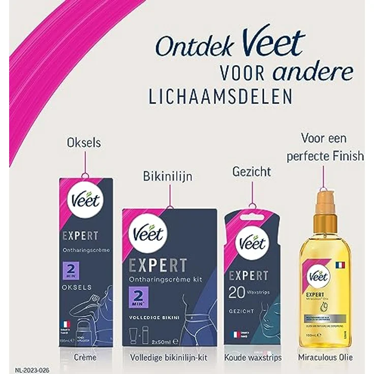 Veet Expert Enthaarungscreme für hartnäckige Haare, 200 ml, wirkt in 2 Minuten, geeignet für alle Hauttypen, mit Sheabutter – Bild 5