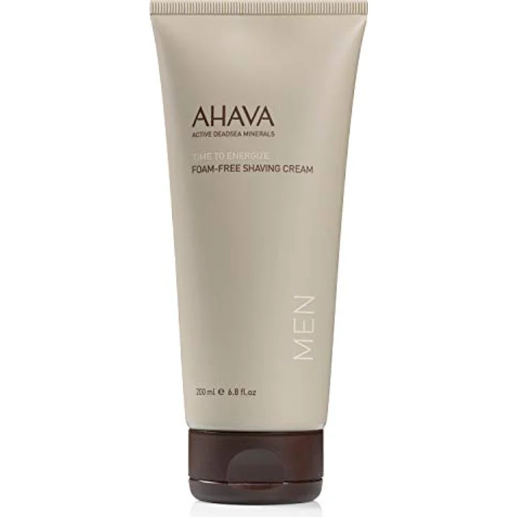 AHAVA Time To Energize - Men Foam-Free Shaving Cream 200 ml mit pflegender Wirkung für alle Hauttypen – Bild 4