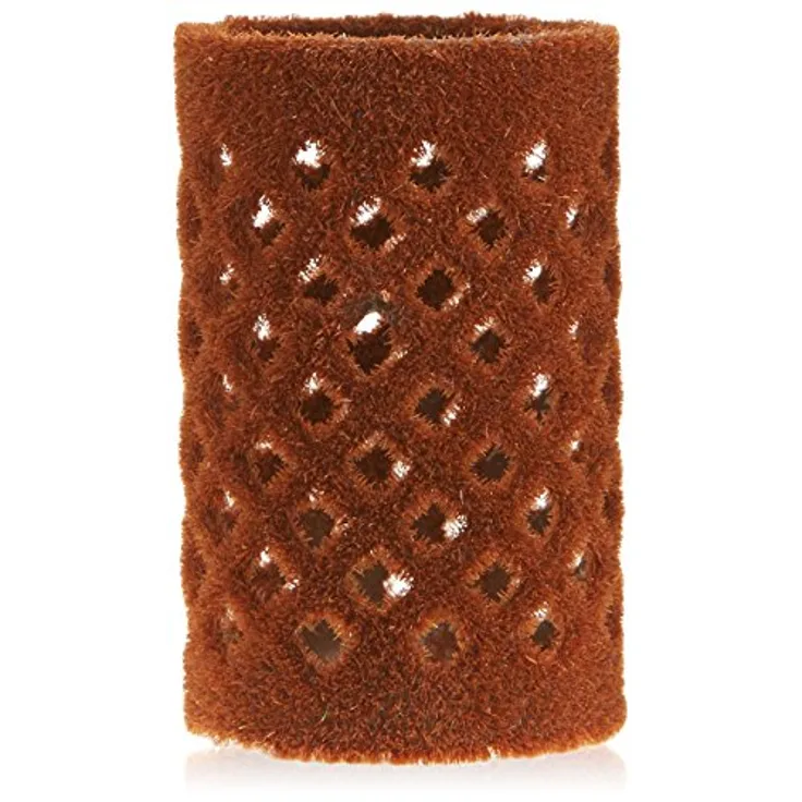 Efalock Professional Metallwickler beflockt kurz, 28 mm, braun, 1er Pack, (1x 12 Stück)