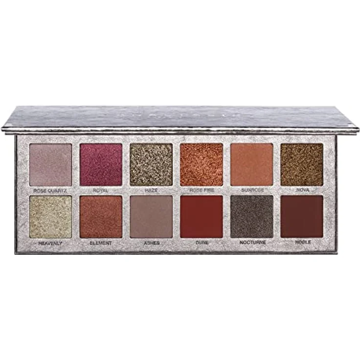 Anastasia Beverly Hills Rose Metals Palette, Lidschattenpalette mit 12 intensiven Metallic-Farben, 12x1,15 g – Bild 2