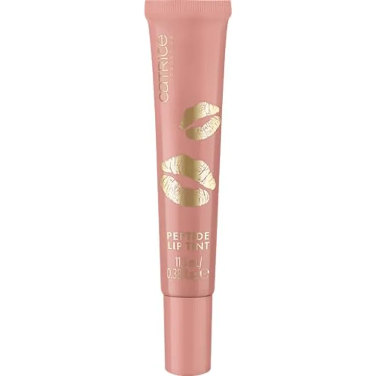 Catrice KISS & GLOW Peptide Lip Tint, Lipgloss, Nr. C02, Nude, volumengebend, glänzend, vegan, ohne Parabene, ohne Mikroplastikpartikel, Nanopartikel frei (11.5ml)