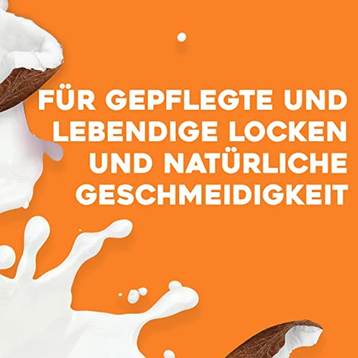 OGX Quenching + Coconut Curls Shampoo (385 ml), feuchtigkeitsspendendes Haarpflege mit Kokosöl, Zitronenöl & Honig, Locken Shampoo – Bild 2