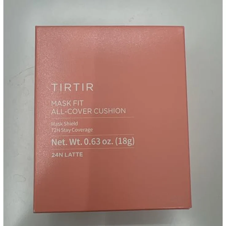 TIRTIR Mask Fit All Cover Cushion, mattierendes Make-up mit Hyaluronsäure, Farbton 24N Latte, 18 g – Bild 7