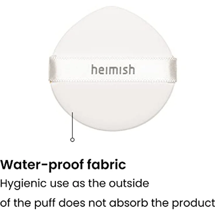 Heimish Artless Rubycell Puff 5 Stück Weiche Kissen Puff, Foundation Kissen Makeup Tool, Abgewinkeltes Design, Flawless Make-up, Nass- und Trockengebrauch – Bild 3