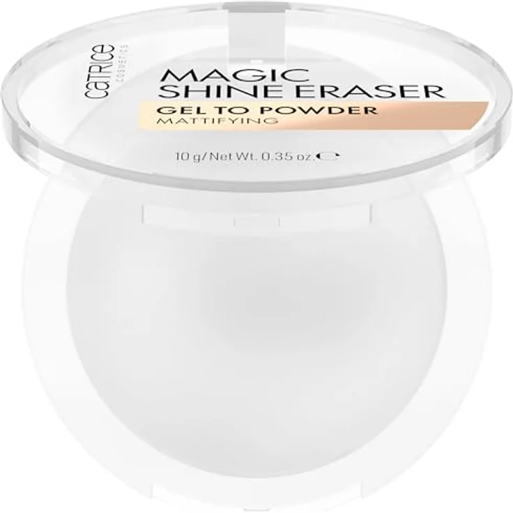 Catrice Magic Shine Eraser Gel To Powder, mattierendes Puder mit Gel-Textur, Farbton 010 Camera Ready, 10 g, vegan und mikroplastikfrei – Bild 2