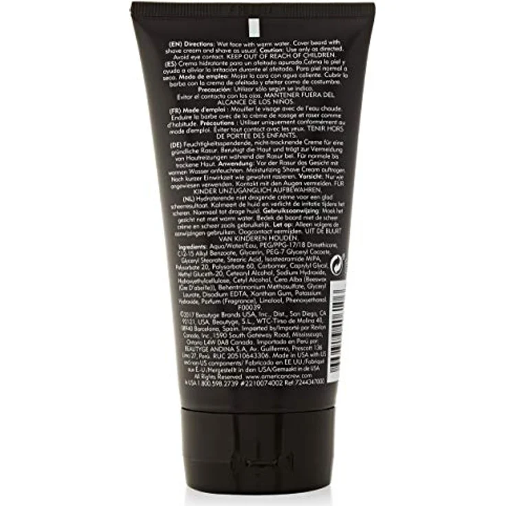 AMERICAN CREW Feuchtigkeitsrasiercreme, 1er Pack (1 x 150 ml) – Bild 2