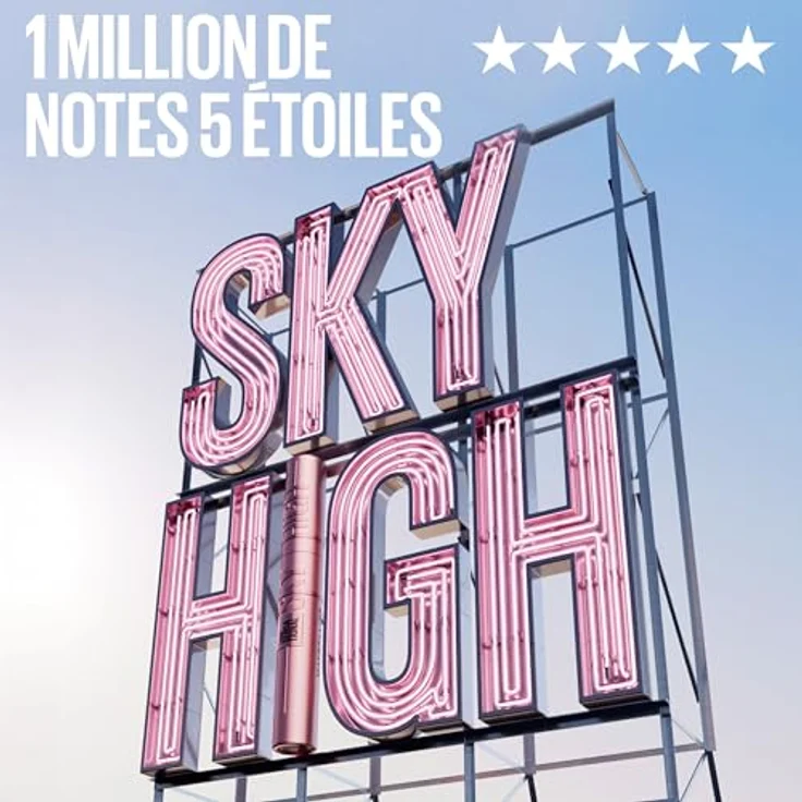 Maybelline Lash Sensational Sky High Mascara, 7,5 ml, mit extreme Länge und Volumen, GOLD GLITZ – Bild 5