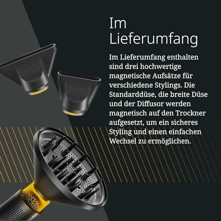 Wahl Vanquish - Professioneller Haartrockner - schnell trocknend - Föhn mit magnetischen Noozles & Diffusoraufsätzen – Bild 7