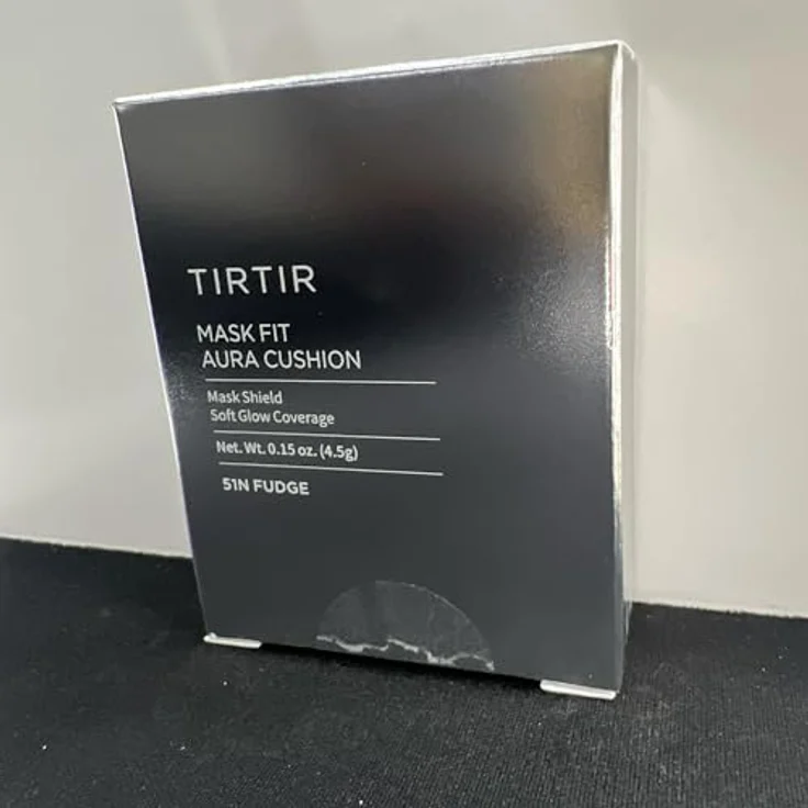 TIRTIR Mask Fit Aura Cushion Mini, feuchtigkeitsspendendes Make-up im Schwamm zur Verjüngung der Gesichtshaut, Farbton 51N Fudge, 4.5 g – Bild 7