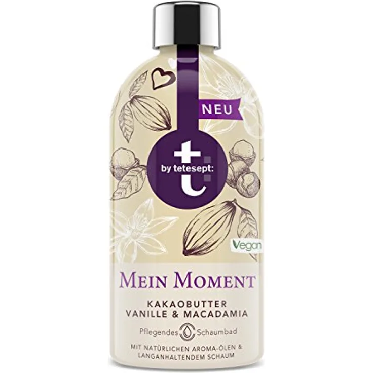 tetesept Schaumbad "Auszeit" – Badeschaum - mit pinker Orchidee & Ylang Ylang, auch für Kinder – sanfte Pflege mit natürlichen Aroma-Ölen & langanhaltendem Schaum – 2 x 420 ml - Preisvergleich