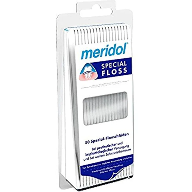 meridol Special Floss Zahnseide 50 Stück Zahnseide/Flosser – Bild 2