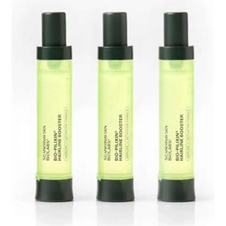 Scandinavian Biolabs Bio-Pilixin® Hairline Booster Refill, aktivierende Haaransatz-Formel ohne Rollerball-Applikator, vegan, 15 ml (3er-Pack)