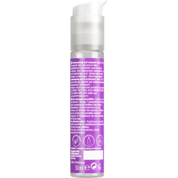 John Frieda 4 in 1 Extra Strong Serum - Inhalt: 50ml - Haartyp: dick, widerspenstig - Aus der Frizz Ease Serie - Bändigt Frizz - Schützt vor Hitze & Luftfeuchtigkeit – Bild 4