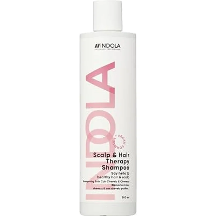 Indola Scalp&Hair Therapy Shampoo 300ml, Shampoo mit veganem Keratin zur Behandlung von Kopfhaut und Haar, feuchtigkeitsspendend und sanfte Reinigung für schuppenfreies Haar – Bild 1