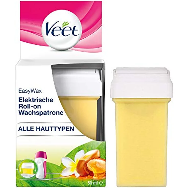 Veet Easy-Wax Roll-on Wachspatrone Essential Inspirations Warmwachs 50 ml - Preisvergleich – Bild 1