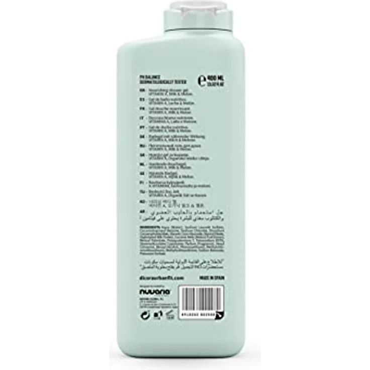Dicora Urban Fit Duschgel Vitamin A Milch & Melone, 400 ml – Feuchtigkeitsspendende Körperseife mit natürlichem Melonenextrakt für alle Hauttypen, cruelty-free – Bild 2