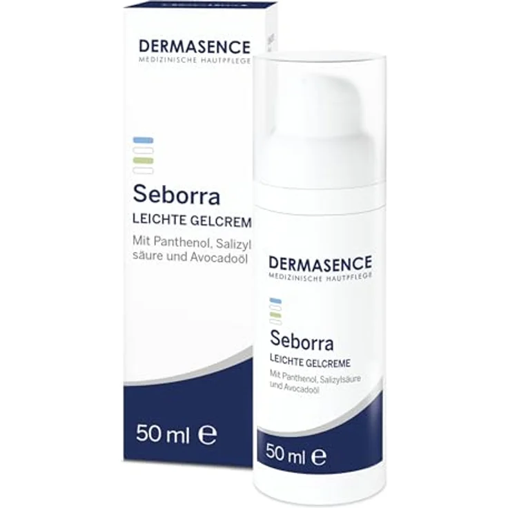 DERMASENCE Seborra Leichte Gelcreme, 50 ml - Feuchtigkeitsspendende Hautpflege für fettige oder Mischhaut - ideal als Make-up-Grundlage - mit Avocadoöl – Bild 1
