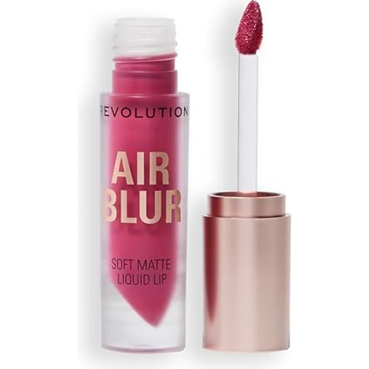 Revolution Beauty London Air Blur Matt Flüssiger Lippenstift - Langanhaltende Lippenfarbe - Vegan & Cruelty-Free - Sultry Deep Mauve - 3.5ml – Bild 1