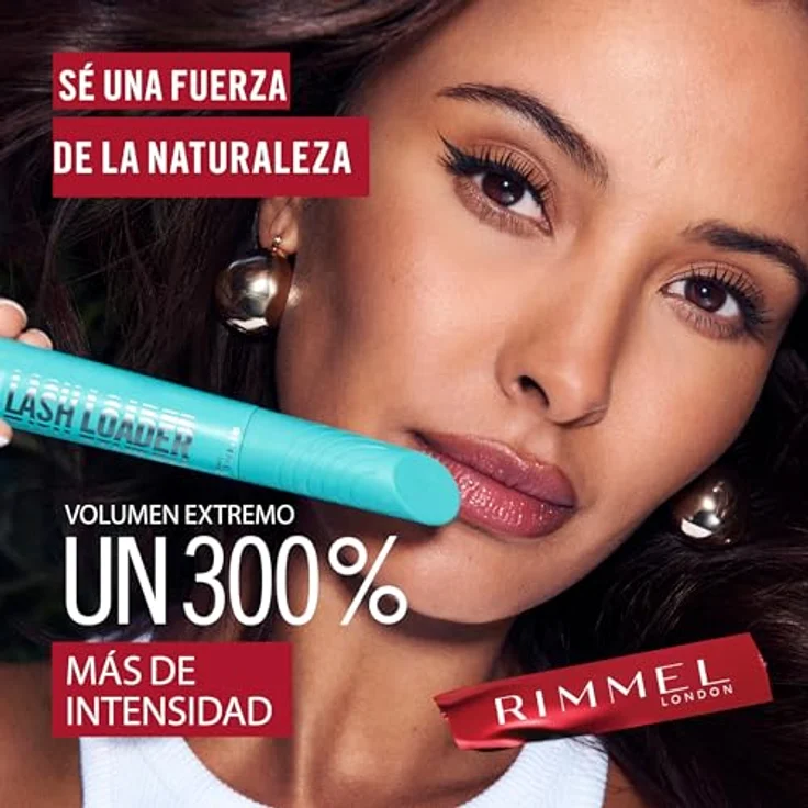 Rimmel London Kind & Free Lash Loader Mascara, Azure Blue, volumengebende, wischfeste, vegane Formel, 9,5 ml – Bild 5