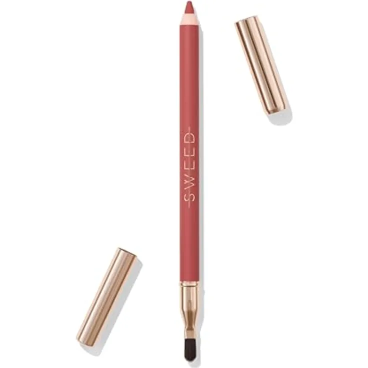 Sweed Lip Liner Rose Petal, veganer Lippenkonturenstift mit intensiver Farbe und wasserfester Formel, 1 g