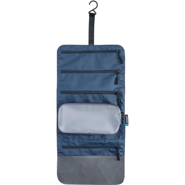Cocoon Minimalist, Necessaire für Reisen mit herausnehmbarer Plastiktasche, blau – Bild 3