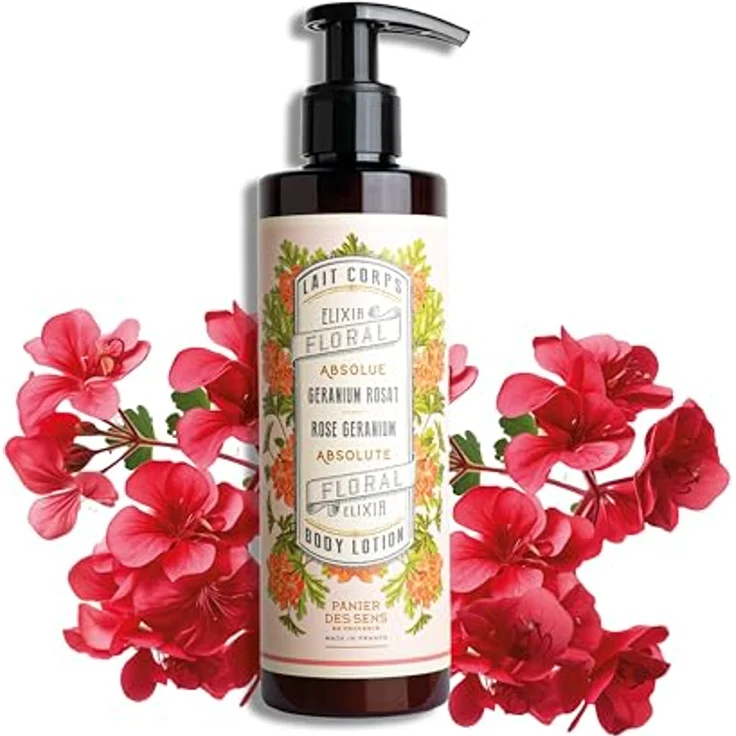 Panier Des Sens Milch Rose Geranium Body Lotion 250 ml  – Bild 2