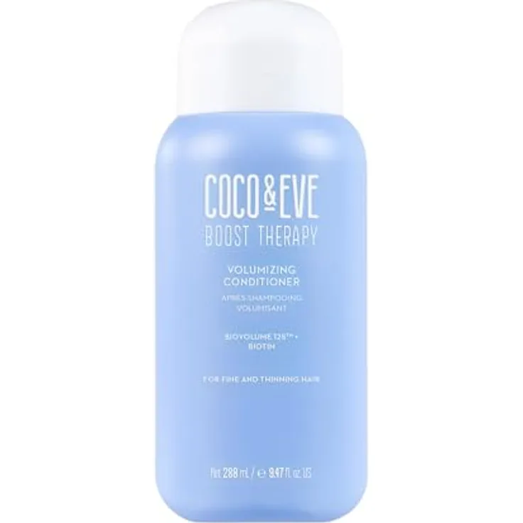 COCO & EVE Boost Therapy Hair Volumizing Conditioner, 280 ml, Volumenspendend mit BioVolume 128™ und erfrischendem Pfefferminzduft