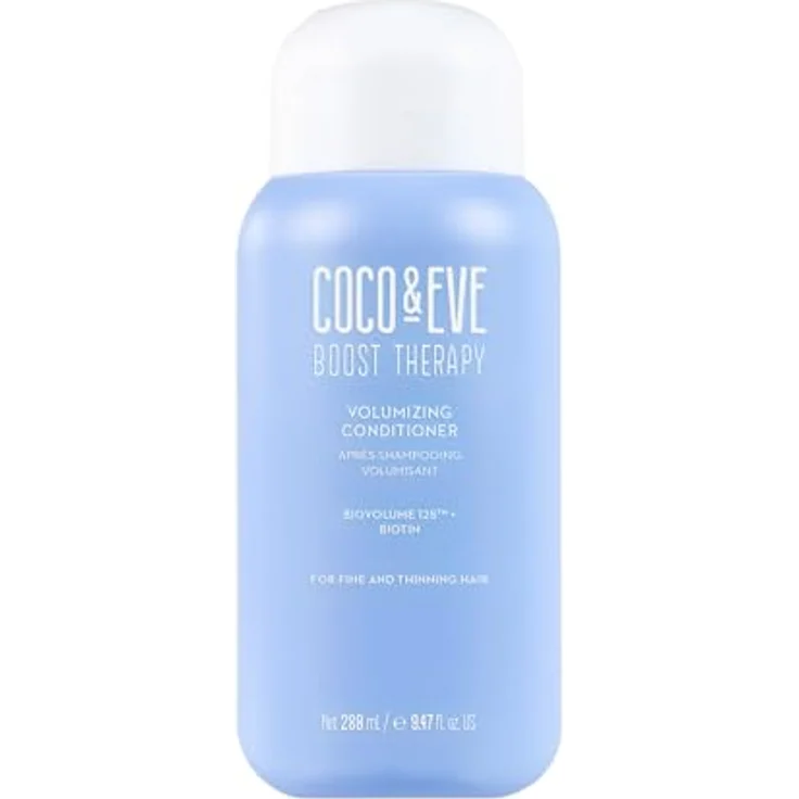 COCO & EVE Boost Therapy Hair Volumizing Conditioner, 280 ml, Volumenspendend mit BioVolume 128™ und erfrischendem Pfefferminzduft – Bild 1