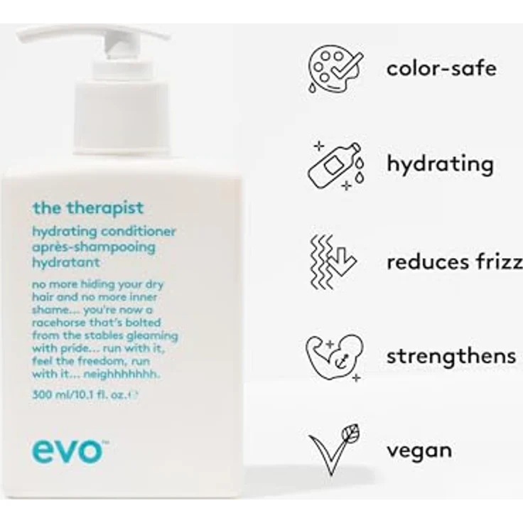 evo the therapist hydrating Conditioner 300 ml – Bild 2