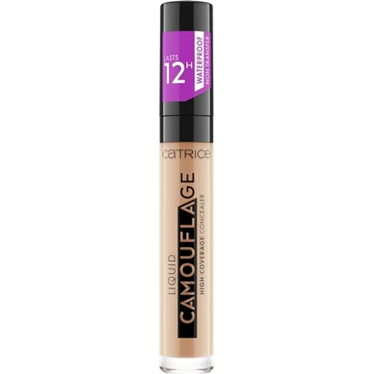 Catrice Liquid Camouflage High Coverage Concealer, Nr. 015, Nude, wasserfest, vegan, ölfrei, 12h langanhaltend, 5ml – Bild 1
