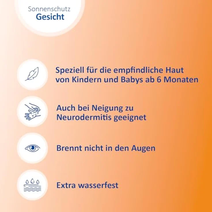 Ladival Kinder Sonnencreme LSF 50+, extra wasserfest, 4-fach Zellschutz, für empfindliche Haut, 50ml – Bild 4