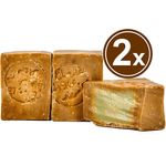 Carenesse Original Aleppo Seife, 60% Olivenöl und 40% Lorbeeröl Haarseife 2 x 200 g