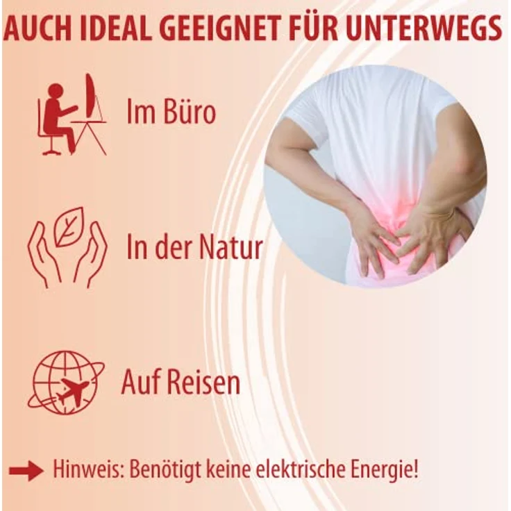 Evolsin® Wärmegürtel - therapeutische Tiefenwärme bei Rückenschmerzen, 4-tlg. – Bild 7