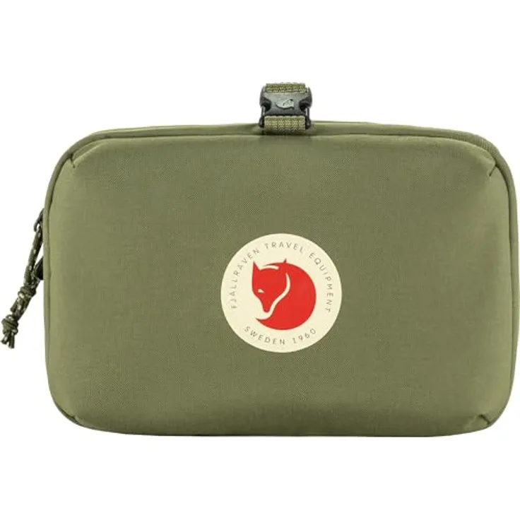 Fjällräven Färden Necessaire, Beauty Case mit zahlreichen Fächern, leicht gepolstert, Grün, (3 l)