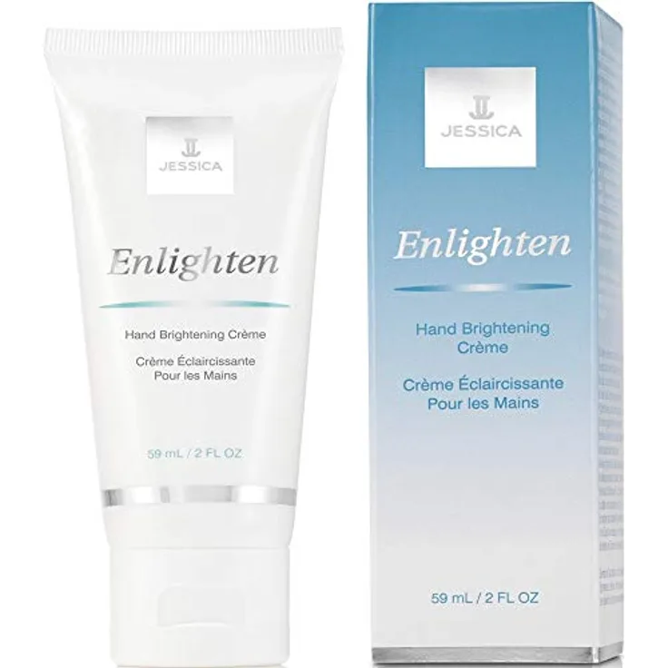 Jessica Enlighten Hand Brightening Crème 59 ml, mit Rumex Occidentalis und Kojisäure zur Hautaufhellung und Bekämpfung von Alterszeichen