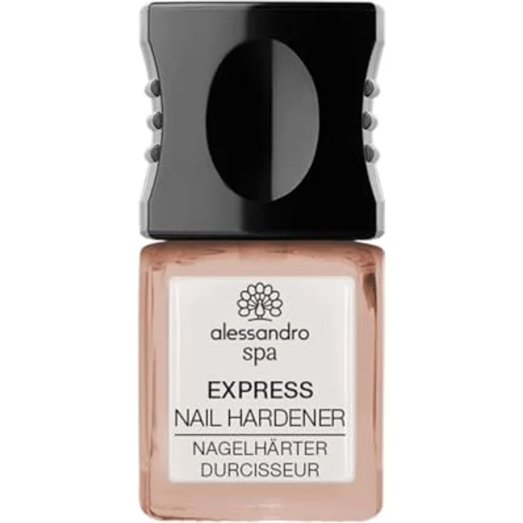 alessandro EXPRESS NAGELHÄRTER PEANUT - 2in1 Nagellack & Nagelhärter - 10ml – Bild 1