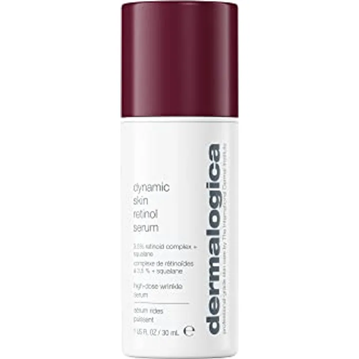 Dermalogica Dynamic Skin Retinol Serum 30ml - Hochdosiertes Anti-Falten Serum mit 3,5%-igen Komplex aus Retinol
