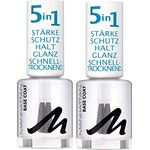 Manhattan Last und Shine Base Coat, Nr.001 Clear, 2er Pack (2 X 12 ml)