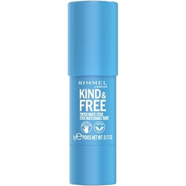 Rimmel London KIND & FREE tinted multi stick 5 gr, tierversuchsfrei und vegan, hochpigmentierte Farbe, intensiv feuchtigkeitsspendend – Bild 2