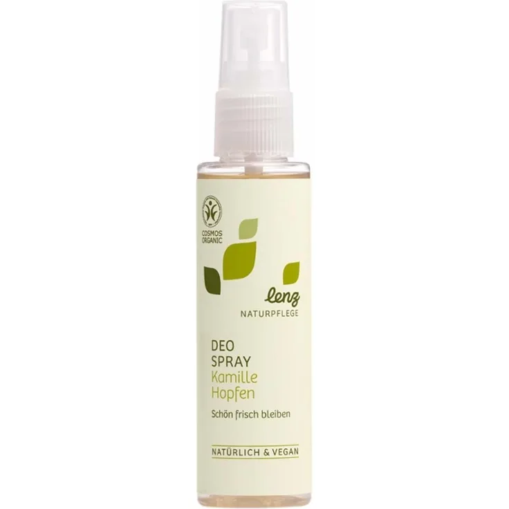 Lenz Deo Spray Kamille Hopfen, 75ml mit verbesserter Rezeptur in Pumpflasche